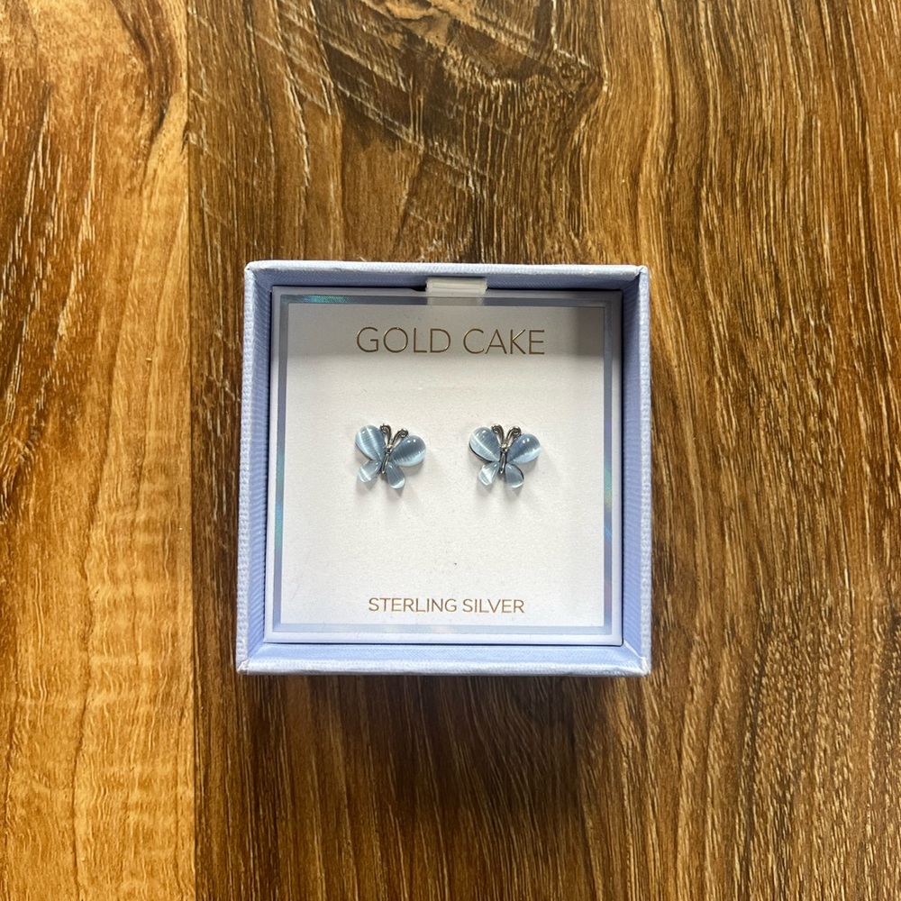 Sterling Silver Butterfly Earrings
